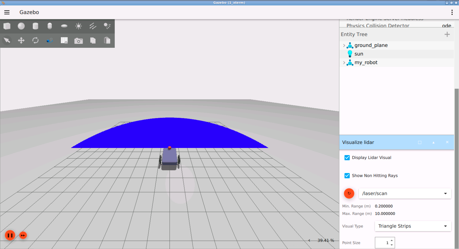 "Gazebo Lidar Visuals"